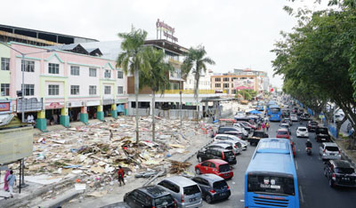  Mulai Hari Ini Parkir Depan STC Pekanbaru Dilarang, Bandel Bakal Diderek